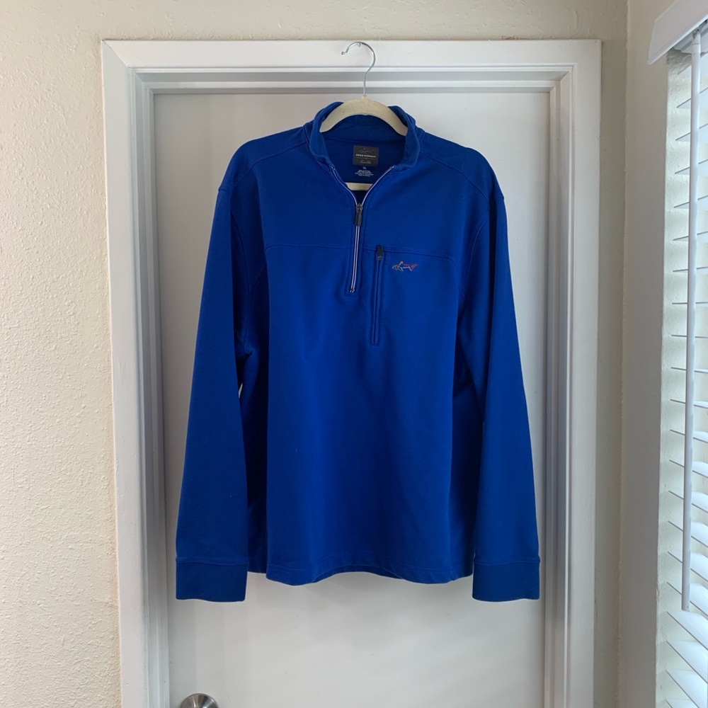 Greg Norman Collection Royal Blue Half-Zip Pullover size XL